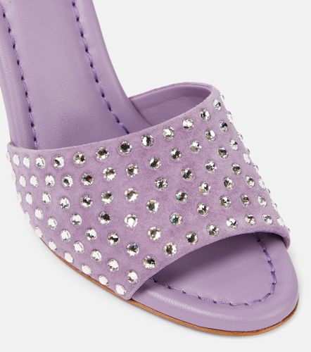 Mules Jane en daim à ornements - Christian Louboutin - Modalova