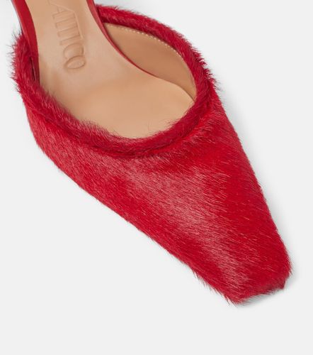 Mules Juno 75 en cuir façon poulain - The Attico - Modalova