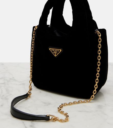 Sac Mini en velours à anse supérieure - Prada - Modalova
