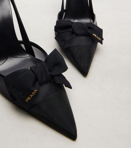 Escarpins slingback 100 en cuir - Prada - Modalova