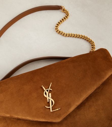 Sac Calypso Large en daim - Saint Laurent - Modalova