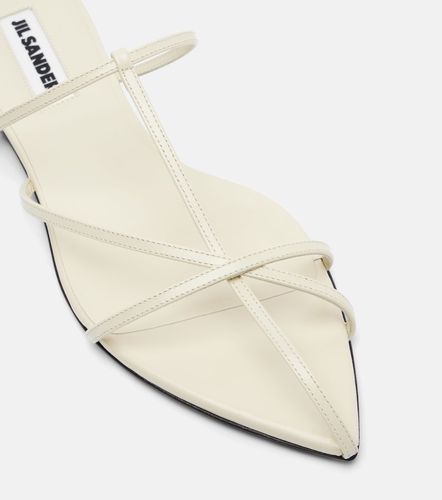 Jil Sander Mules Cage en cuir - Jil Sander - Modalova