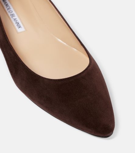 Ballerines Lanza BB en daim - Manolo Blahnik - Modalova
