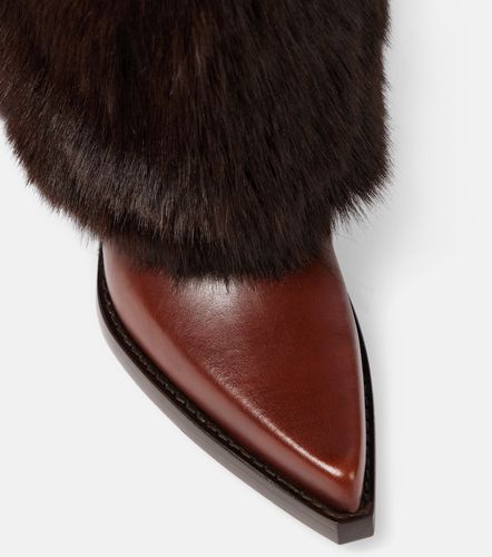 Bottes en fourrure synthétique et cuir - Paris Texas - Modalova