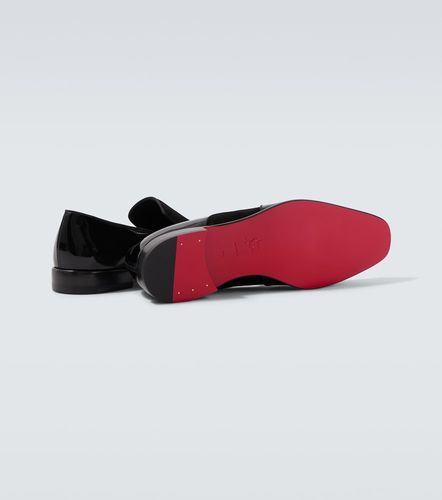 Mocassins Yaki en cuir verni et daim - Christian Louboutin - Modalova