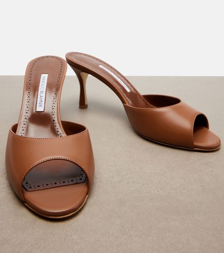 Manolo Blahnik Mules Jada en cuir - Manolo Blahnik - Modalova