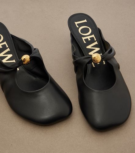 Mules Pebble Soft en cuir à talon - Loewe - Modalova