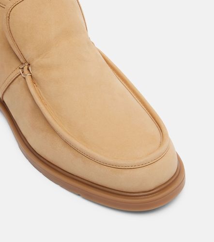 Bottines en daim et shearling - Yves Salomon - Modalova