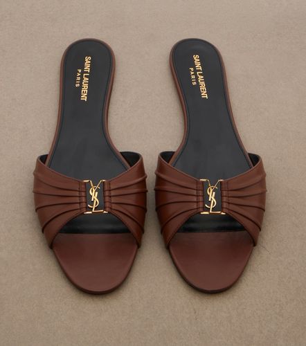 Mules Babylone en cuir - Saint Laurent - Modalova
