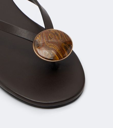 Tongs Aura Quartz en cuir - Christopher Esber - Modalova