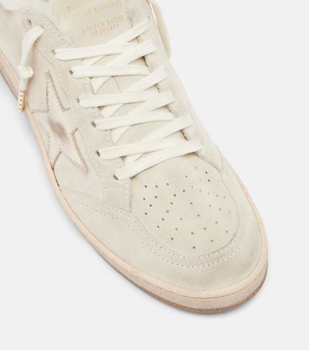 Baskets Ball Star en daim et shearling - Golden Goose - Modalova