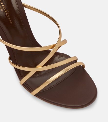 Sandales en cuir métallisé - Gianvito Rossi - Modalova