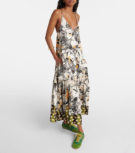 Robe longue à imprimé - Dries Van Noten - Modalova