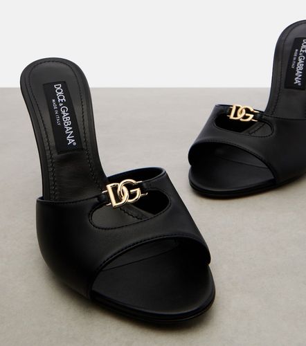 Dolce&Gabbana Mules DG en cuir - Dolce&Gabbana - Modalova