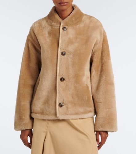 Veste réversible en cuir et shearling - Yves Salomon - Modalova