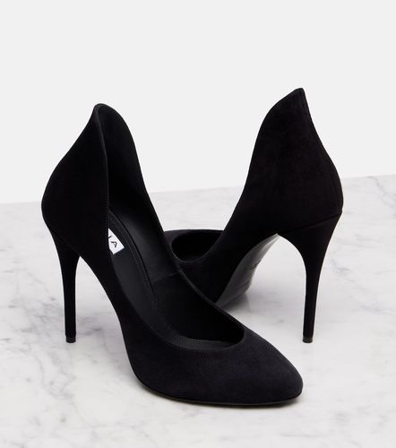 Alaïa Escarpins Decolette 110 en daim - Alaia - Modalova