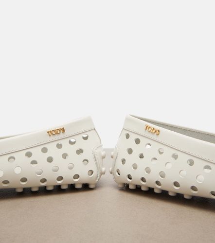 Mocassins Gommino en cuir perforé - Tod's - Modalova
