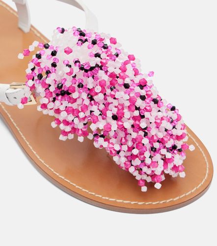Sandales Embroidery en cuir à perles - Pucci - Modalova