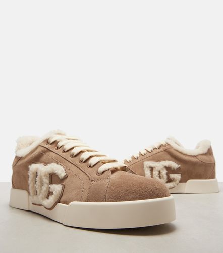 Dolce&Gabbana Baskets DG en daim - Dolce&Gabbana - Modalova