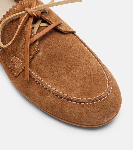 Chaussures bateau H693 en daim - Hogan - Modalova