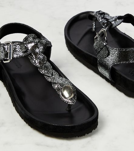 Sandales Brook en cuir métallisé - Isabel Marant - Modalova