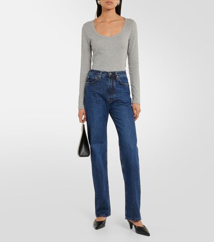 Jean straight Classic Cut à taille haute - Toteme - Modalova