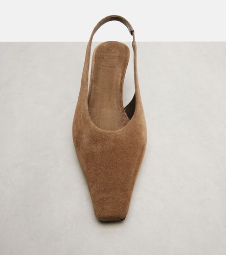 Escarpins slingback en daim - Brunello Cucinelli - Modalova