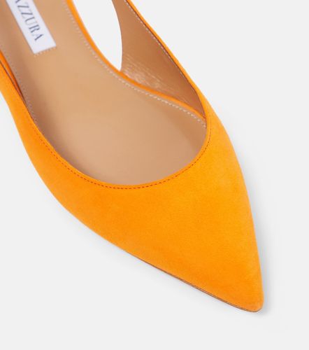 Ballerines slingback Purist en daim - Aquazzura - Modalova