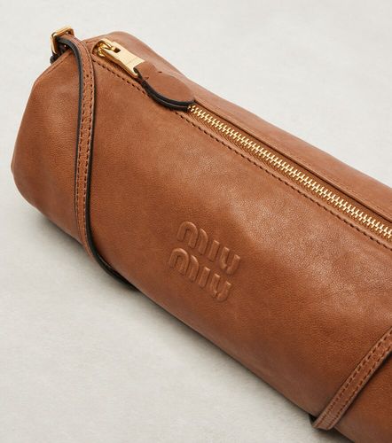 Miu Miu Sac en cuir à logo - Miu Miu - Modalova