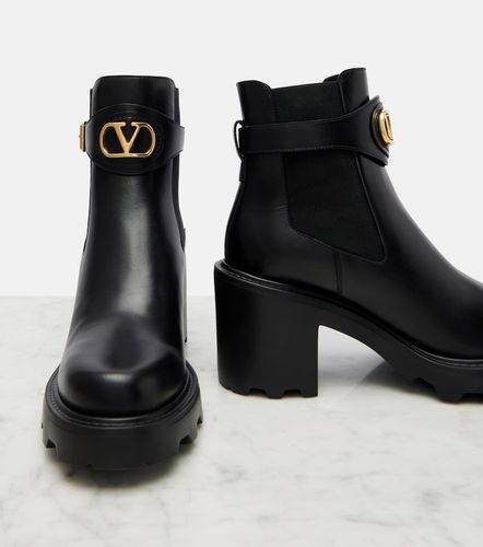 Bottines Beatle VLogo en cuir - Valentino Garavani - Modalova