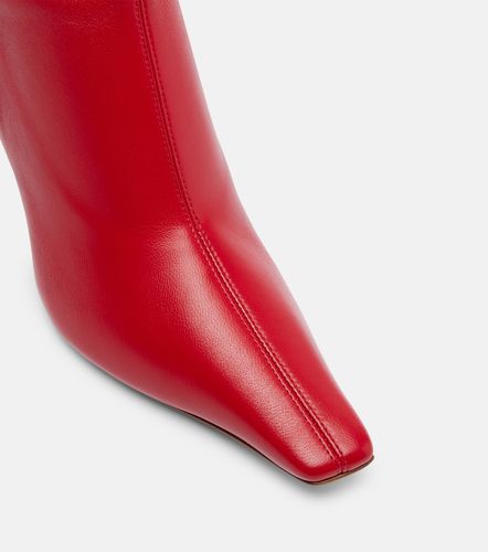 Bottines Jamie 80 en cuir - Amina Muaddi - Modalova