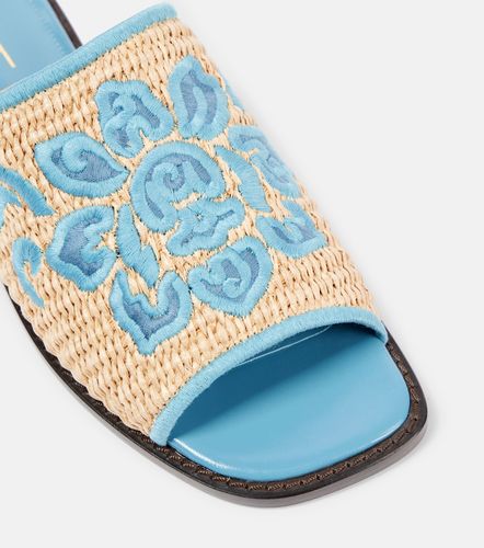 Etro Mules espadrilles en cuir - Etro - Modalova