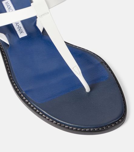 Sandales tongs Hata en cuir - Manolo Blahnik - Modalova