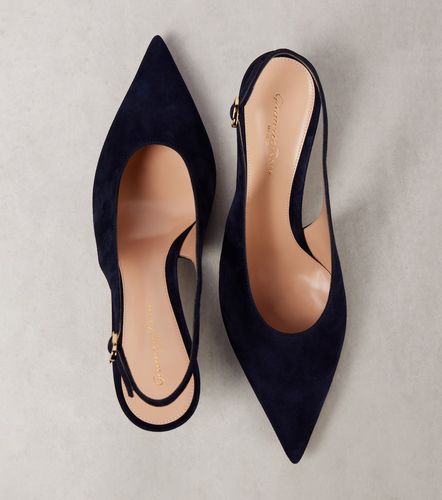 Escarpins slingback Robbie 55 en daim - Gianvito Rossi - Modalova