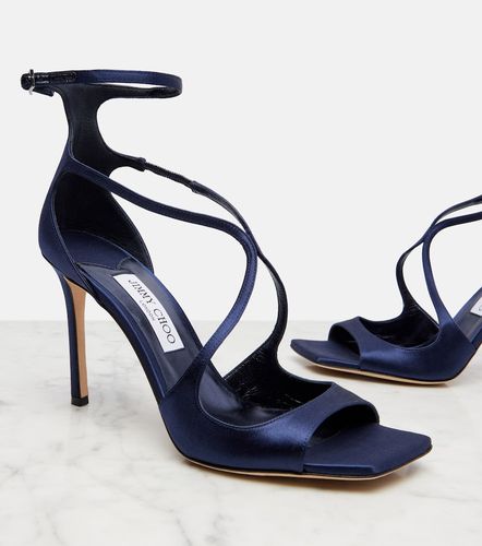 Sandales Azia 95 en satin - Jimmy Choo - Modalova