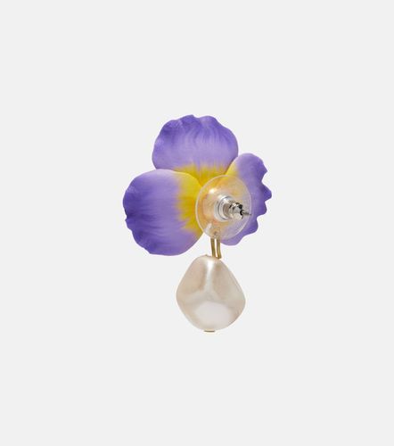 Boucles d'oreilles pendantes florales à ornement - Jennifer Behr - Modalova