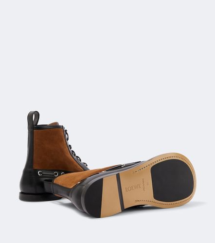 Loewe Bottes Campo en daim et cuir - Loewe - Modalova
