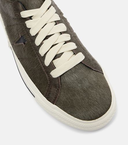 X Converse – Baskets DRKSHDW One Star Pro Ox en cuir façon poulain - Rick Owens - Modalova