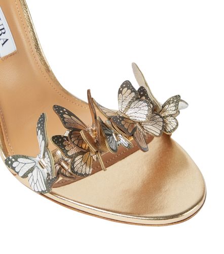 Sandales Papillon 105 en cuir - Aquazzura - Modalova
