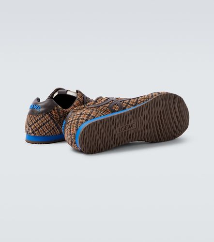 Baskets Ballet Runner 2.0 en daim à carreaux - Loewe - Modalova