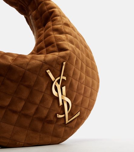 Sac Icare Medium en daim matelassé - Saint Laurent - Modalova