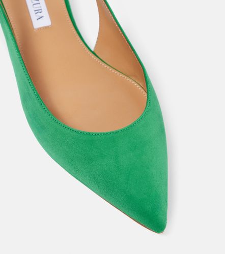 Ballerines slingback Purist en daim - Aquazzura - Modalova