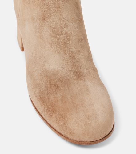 Gianvito Rossi Bottes 45 en daim - Gianvito Rossi - Modalova