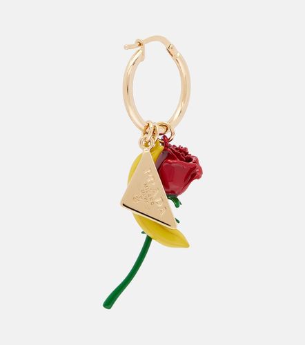 Boucles d'oreilles en émail à ornements - Prada - Modalova
