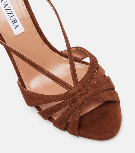 Sandales Aimée 85 en daim - Aquazzura - Modalova