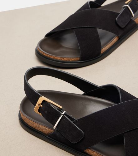 Sandales slingback Buckle en daim - The Row - Modalova