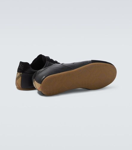 Baskets Knight Runner en cuir - Burberry - Modalova