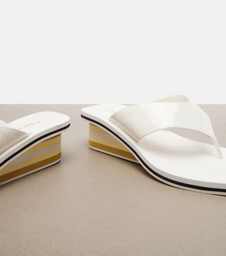 Chloé Tongs compensées Swimming Cool en cuir - Chloe - Modalova