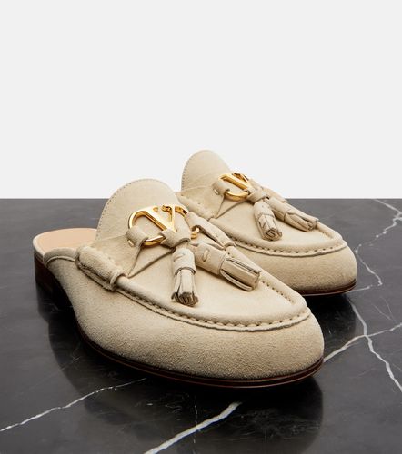 Mules VLogo en daim - Valentino Garavani - Modalova