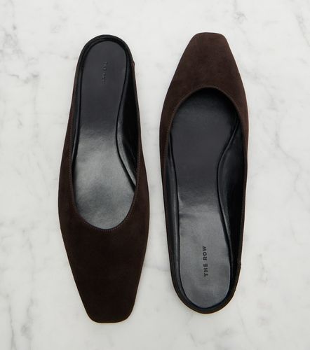 The Row Mules June en daim - The Row - Modalova